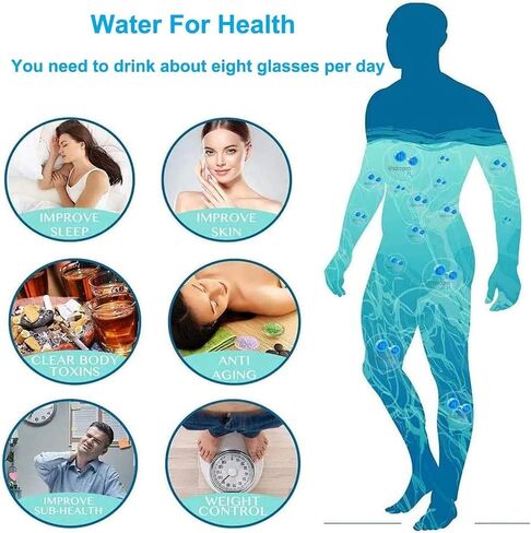 زجاجة ماء الهيدروجين-Infuser المحمولة للهيدروجين للترطيب المحسن ، خالي من BPA ، مقاوم للتسرب ، 420 مل/15 أوقية ، مثالية لللياقة والمشي لمسافات طويلة والسفر والاستخدام اليومي (الفضة) in Saudi Arabia
