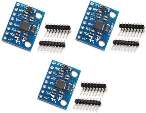3 قطع GY-521 MPU-6050 MPU6050 3 AXIS Accisometer MODULE 6 DOF 6-AXIS AXISESSERESS MESSOR MODULE 16 BE in Saudi Arabia