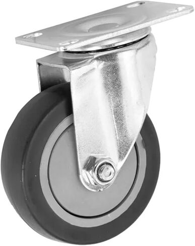 Galvanized Medium-Sized 5-inch Rotating Ball Bearing casters(Plate Swivel) in Saudi Arabia