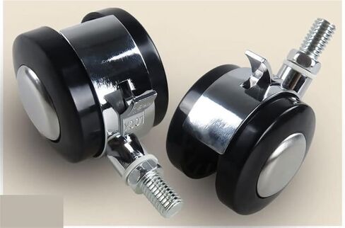 العجلات الهادئة 2 بوصة M10x14mm الأثاث عجلات العجلات سبيكة جولة جولة الأثاث الأجهزة الأثاث 4pcs in Saudi Arabia