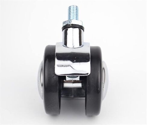 العجلات الهادئة 2 بوصة M10x14mm الأثاث عجلات العجلات سبيكة جولة جولة الأثاث الأجهزة الأثاث 4pcs in Saudi Arabia