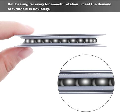 3 Inch Swivel Plates Furniture Turntable Rotary Full Solid Steel Ball Bearing 360 Degrees 2Pcs in Saudi Arabia