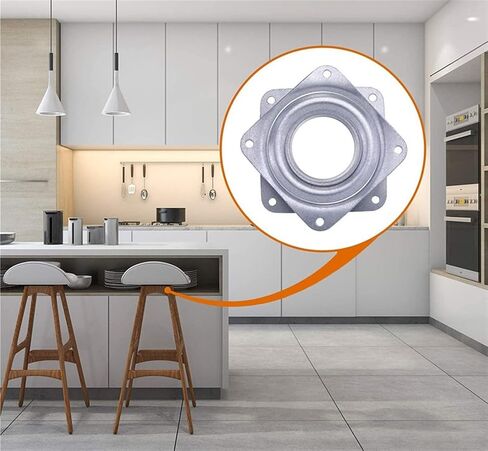 3 Inch Swivel Plates Furniture Turntable Rotary Full Solid Steel Ball Bearing 360 Degrees 2Pcs in Saudi Arabia