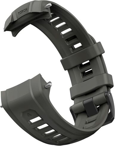 OVERSTEP Watch Band Compatible with Garmin Instinct 3 Solar/Amoled 45mm 22mm Silicone Replacement Strap for Instinct 3 Smartwatches in Kuwait