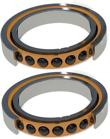 1pair 71903C HQ1 P4 17x30x7 Contact Bearings Spindle Bearings Ceramic Ball in Saudi Arabia