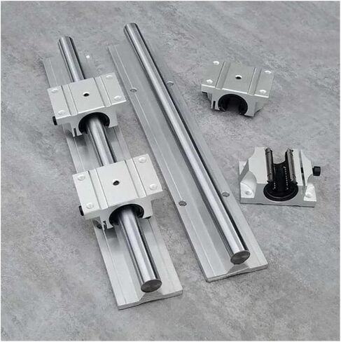 2pcs TBR20 L-700mm Support Rail Linear Guide + 4pcs TBR20UU Linear Bearing Blocks in Saudi Arabia