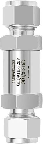 1pcs 3-32mm 1/8"-1" Inch Compression Union 304 316 Stainless Steel Filter Valve(1l2,316) in Kuwait