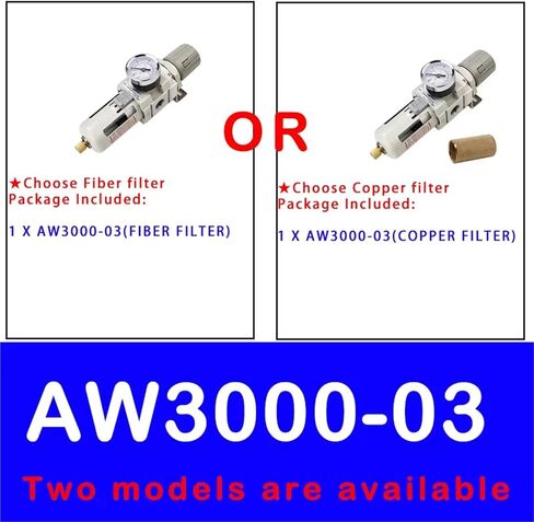 AW2000-02 AW3000-03 AW4000-04 ضاغط مرشح الهواء مرشح وحدة التحكم في زيت منظم ضغط الهواء الهوائي (AW3000-03D SM30PM30) in Kuwait