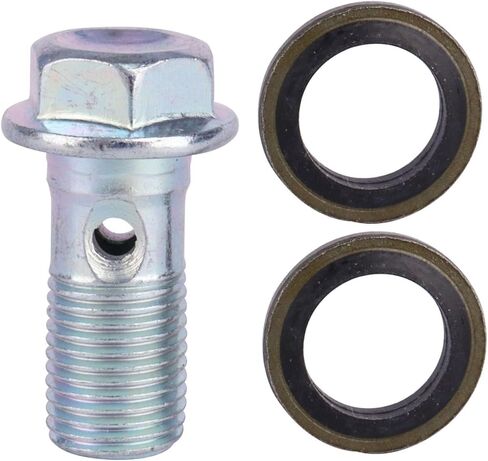 الفولاذ المقاوم للصدأ M10x1.0 1.25mm براغي البراغي براغي تركيبات محول بانجو الترباس (حرق الأزرق ، m10x1.0) in Kuwait