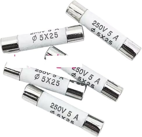 RO55 Ceramic Fuse Tube 250V 0.5a 1a 2a 3a 4a 5x25mm 0.5a 100pcs Ro55 (15a) in Kuwait