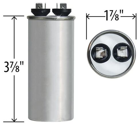 25 MFD / 440 VAC CAPACITOR RUND ، بديل متوافق مع 628308-405 in Kuwait