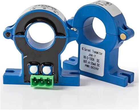 Aperture 25mm DC 0-20mA 4-20mA Output Hall Current Sensor 0-50A 100A 500A DC Current Detection Open Loop Perforated Current Transmitter DC24V(Dc 0-20ma Output,DC0-200A) in Saudi Arabia