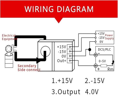 Aperture 22mm AC 50A 100A 200A 500A Open Loop Transmitter Hall Current Sensor DC 0-5V Output Analog Signal Output JXK-10(Ac 0-600a,DC24V Power Supply) in Saudi Arabia