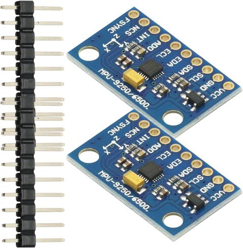 2 Pcs MPU6500 6-Axis Gyroscope Accelerometer Sensor Module Replace MPU6050 6-axis Gyroscope Accelerator Sensor Module for Arduino in Saudi Arabia