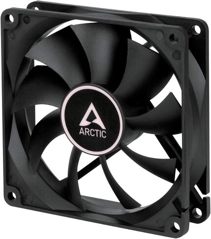 ARCTIC F9 PWM PST - 92 MM PWM PST CASE FAN مع تقنية مشاركة PWM (PST) ، محرك هادئ للغاية ، الكمبيوتر ، سرعة المروحة: 150-1800 دورة في الدقيقة - أسود in Kuwait