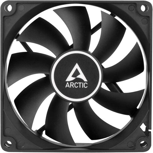 ARCTIC F9 PWM PST - 92 MM PWM PST CASE FAN مع تقنية مشاركة PWM (PST) ، محرك هادئ للغاية ، الكمبيوتر ، سرعة المروحة: 150-1800 دورة في الدقيقة - أسود in Kuwait