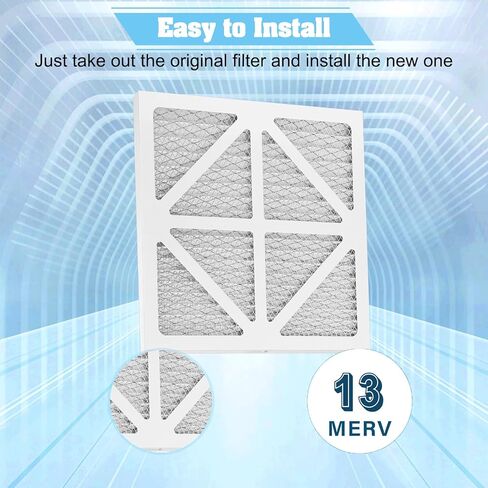 ترقية 8x8x1 MERV 13 مرشح استبدال الفرن ، QCYZTL مرشح تكييف الهواء المنزلي ， تكييف الهواء استبدال مرشح HVAC ， 6 حزمة in Kuwait