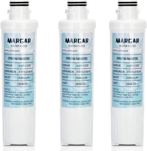 MIWF6200 Water Filter, Filter Cartridge Compatible with Midea® MRS26D5AST and MRQ22D7AST Models Water Filters, MIWF6200 Water Filter Replacement for Sharp® SJWF200 Filters (2 PACK) in Saudi Arabia