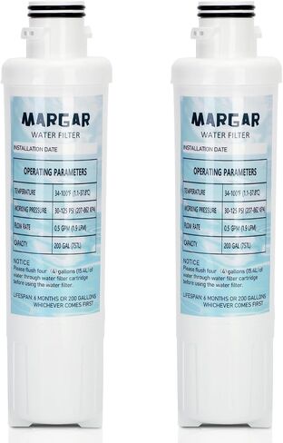 MIWF6200 Water Filter, Filter Cartridge Compatible with Midea® MRS26D5AST and MRQ22D7AST Models Water Filters, MIWF6200 Water Filter Replacement for Sharp® SJWF200 Filters (2 PACK) in Saudi Arabia