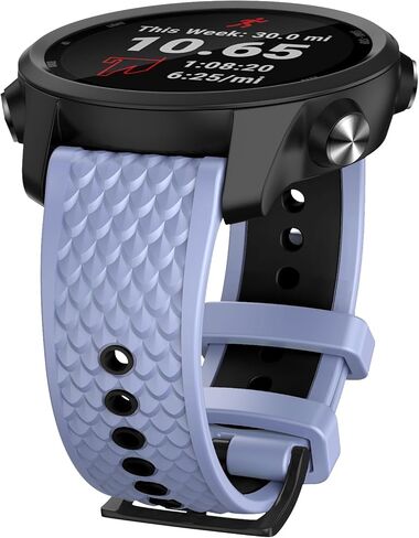 ISABAKE 20MM Watch Band Compatible with Coros Pace 2 / Coros Apex 42mm / Apex 2, Quick Release Soft Silicone Replacement Strap for Coros Pace 2 Smart Watch Women Men in Kuwait
