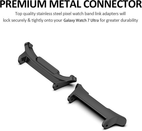 Galaxy Watch 8 Adapter, 22mm to Galaxy Watch 8 40mm, 44mm, Watch 8 46mm Classic, Ultra 47mm Stainless steel Connector Kit Hardware Lugs of Replacment Strap in Saudi Arabia