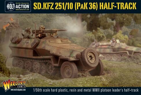 Bolt Action: German Sd.Kfz 251/10 Pak 36 Half-Track in Saudi Arabia