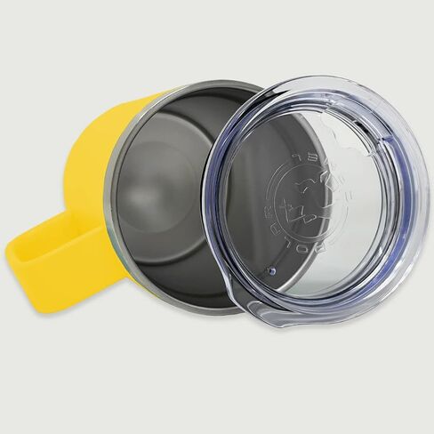 LASERGRAM 15oz مكسر القهوة المعزول ، العلم Gadsden ، نقش مخصص (أصفر) in Kuwait