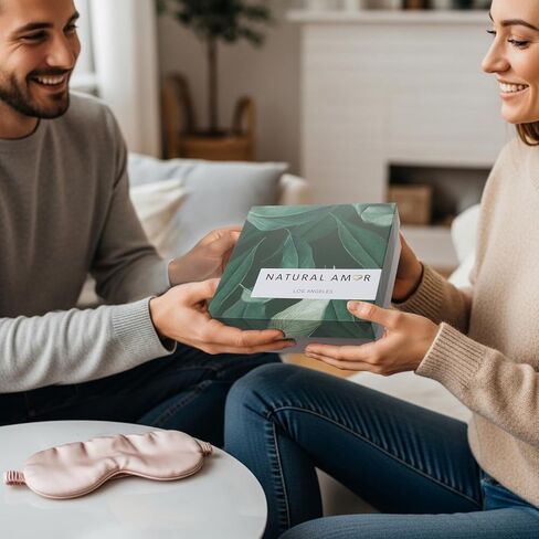 Natural Amor Handmade Spa Gift Set, Relaxing 5pcs Self Handmade Skin Care Sets Gift Package for Women, Birthday Gift, Natural Gift Idea,Spa Gifts for Women in Kuwait