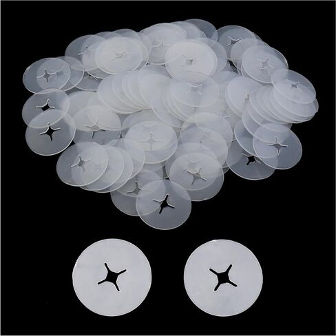 Dgzzi 100pcs 1 بوصة ربط بلاستيكي شفاف غير زلة صفقة سدادة الشاشة الشاشة in Saudi Arabia