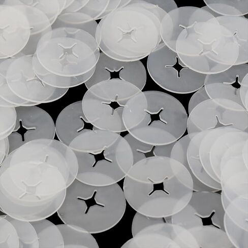 Dgzzi 100pcs 1 بوصة ربط بلاستيكي شفاف غير زلة صفقة سدادة الشاشة الشاشة in Saudi Arabia