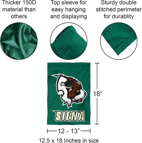 Siena Saints Garden Flag Banner مزدوج الجوانب in Kuwait