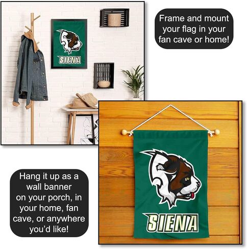 Siena Saints Garden Flag Banner مزدوج الجوانب in Kuwait