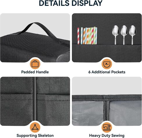 Slushie Machine Cover for Ninja SLUSHi FS301C/FS301/FS300/FS299, Heat-Resistant Waterproof Dust-Proof 600D Polyester Slushie Cover with Storage Bag, 1 Microfiber Cloth (Random Color) in Saudi Arabia