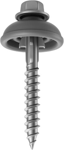 Polycarbonate Tapping Screws for Wood – 2" Outdoor Screws with Expansion Cutters & Sealing Dome Washers – Waterproof, Anti-Corrosion – Fencing & Exterior Projects 50 Pack in Saudi Arabia
