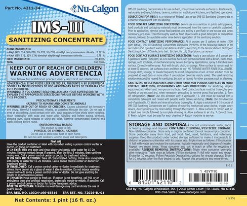 Nucalgon 4211-34 IMS-II الجليد in Saudi Arabia