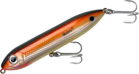 Heddon Saltwater Super Spook Fishing Lure Junior, Chrome/Pink in Saudi Arabia