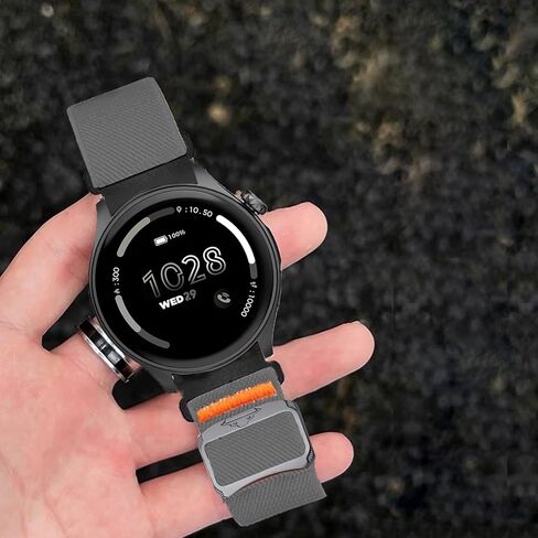 متوافق مع نطاقات Garmin Forerunner 970 ، أحزمة استبدال النايلون القابلة للتعديل حلقة سائحة الإفراج in Kuwait