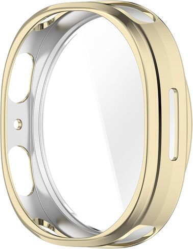 Cases Compatible with Samsung Galaxy Watch 8 40mm with Screen Protector, Flexible TPU Shockproof Scratch Proof Cover Case (Gold) in Kuwait