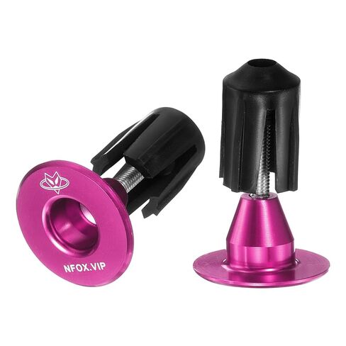 Harfington Bar End Plugs 6061 Aluminium Handbar End Caps Plugs 0.7oz قفل توسيع للدراجة MTB Road BMX الثابتة ، الأزرق in Kuwait
