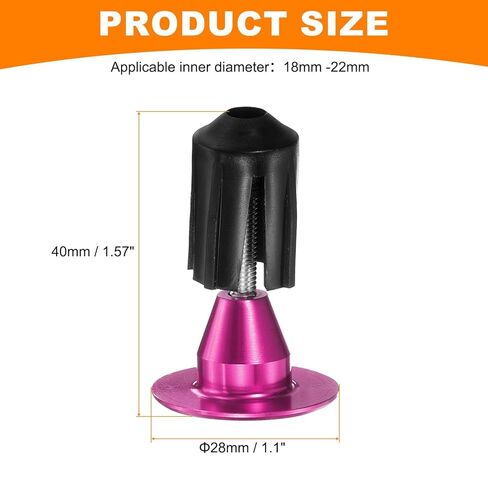 Harfington Bar End Plugs 6061 Aluminium Handbar End Caps Plugs 0.7oz قفل توسيع للدراجة MTB Road BMX الثابتة ، الأزرق in Kuwait