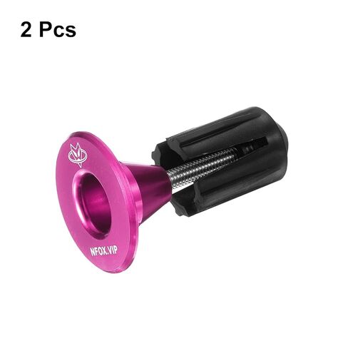 Harfington Bar End Plugs 6061 Aluminium Handbar End Caps Plugs 0.7oz قفل توسيع للدراجة MTB Road BMX الثابتة ، الأزرق in Kuwait