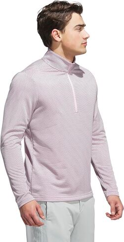 adidas Men's Performance Printed Quarter-Zip Pullover in Saudi Arabia