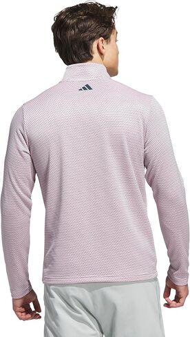 adidas Men's Performance Printed Quarter-Zip Pullover in Saudi Arabia