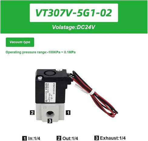 VT307 Series 3-Way Solenoid Valve Direct-Acting Poppet Valve VT307-5G1-01 Vacuum VT307V-5G1-01 high-Frequency Valve(VT307-5G1-01) in Kuwait