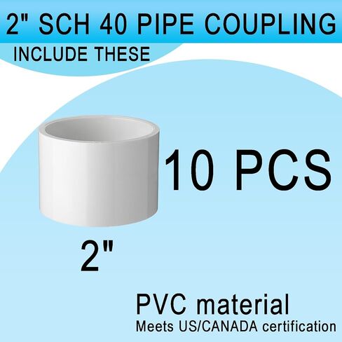 (2" PVC Elbow, 3 Pack) Asterbacks 2 inch PVC 90 Degree Elbow Schedule 40 White Pipe Fittings Connectors PPT-877(3 PCS) in Saudi Arabia
