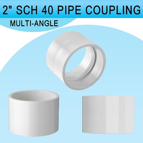 (2" PVC Elbow, 3 Pack) Asterbacks 2 inch PVC 90 Degree Elbow Schedule 40 White Pipe Fittings Connectors PPT-877(3 PCS) in Saudi Arabia