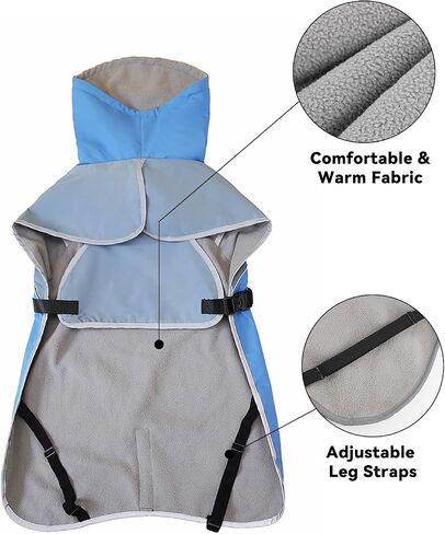 Dog Hoodie for Large Dogs, Warm Dog Sweater Dog Winter Sweatshirt for Medium to Large Dog, Red 5XL in Saudi Arabia