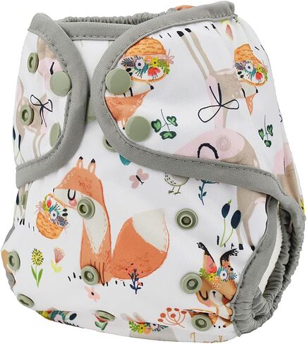 Sigzagor Baby Diaper Cover Nappy One Size 8lbs to 36lbs (Rainbows Rains Clouds) in Saudi Arabia