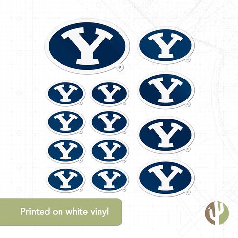 Desert Cactus Brigham Young University Cougars Byu Cougs Sticker Vinyl Scal in Saudi Arabia