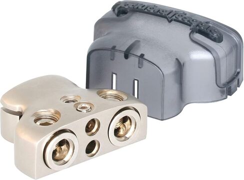 طرف البطارية الإيجابي/السلبي Rockford Fosgate (2) 1/0 AWG/4 AWG (2) 8 مدخلات AWG in Saudi Arabia